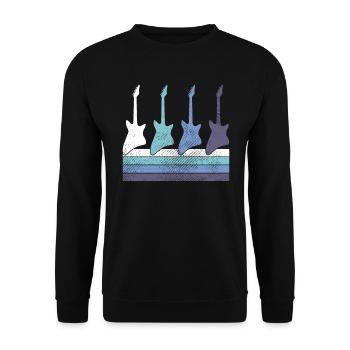 Rock - Unisex Pullover - Schwarz - Vorne - Alina (178cm) & Michal (187cm)