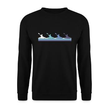 Kanu - Unisex Pullover - Schwarz - Vorne - Alina (178cm) & Michal (187cm)