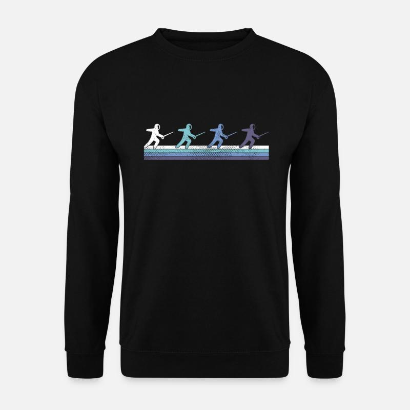 Fechten - Unisex Pullover - Schwarz