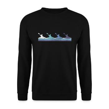 Kanu - Unisex Pullover - Schwarz - Vorne - Alina (178cm) & Michal (187cm)