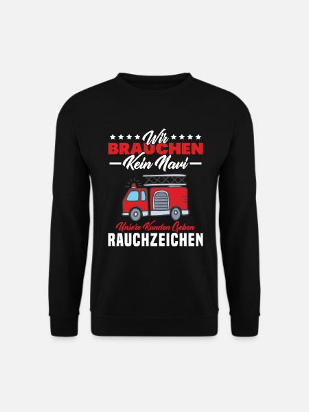 Feuerwehr Feuerwehrmann - Unisex Pullover - Schwarz