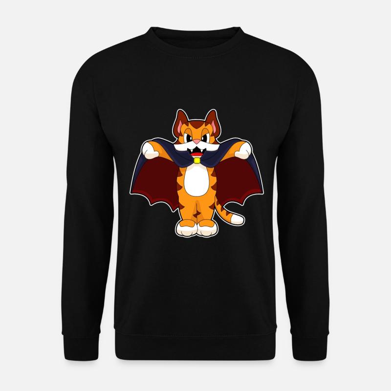 Tiger Halloween Bat Costume - Unisex Sweatshirt - black