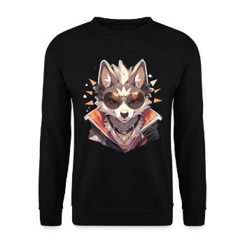 Chiens Chien Propriétaire Chien Amoureux Animal - Sweat-shirt Unisexe - noir - Devant - Alina (178cm) & Michal (187cm)