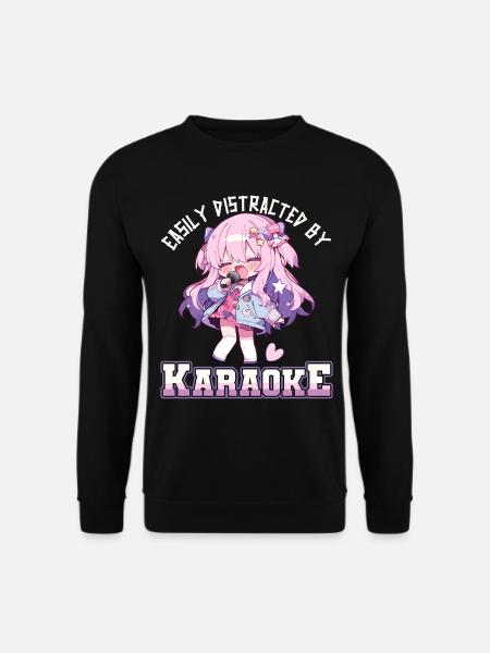 Facilement distrait par le karaoké - Sweat-shirt Unisexe - noir