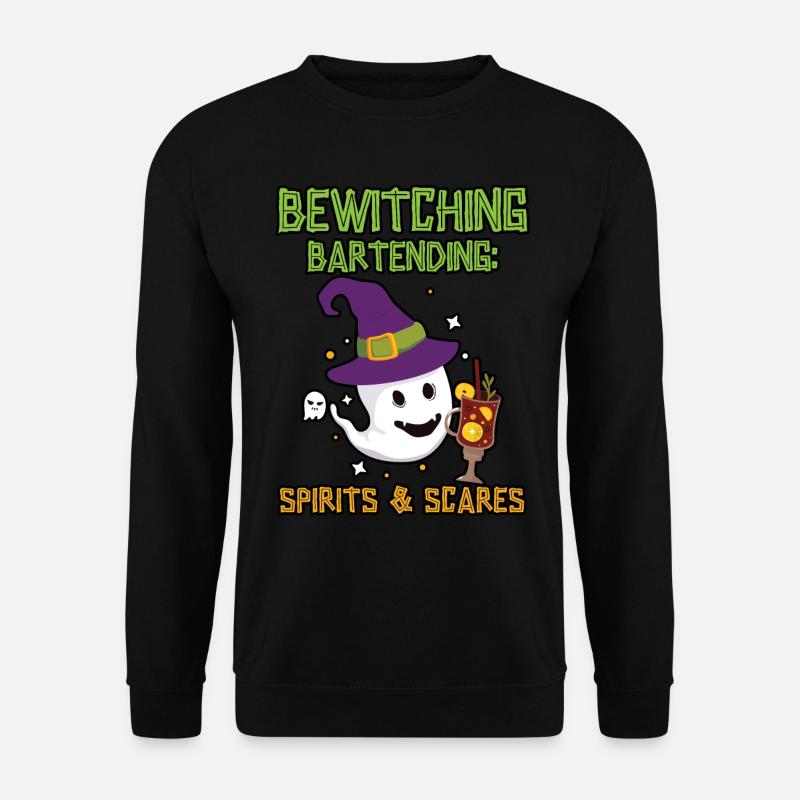 Verhexendes Bartending: Geister & Schreckgespenste - Unisex Pullover - Schwarz