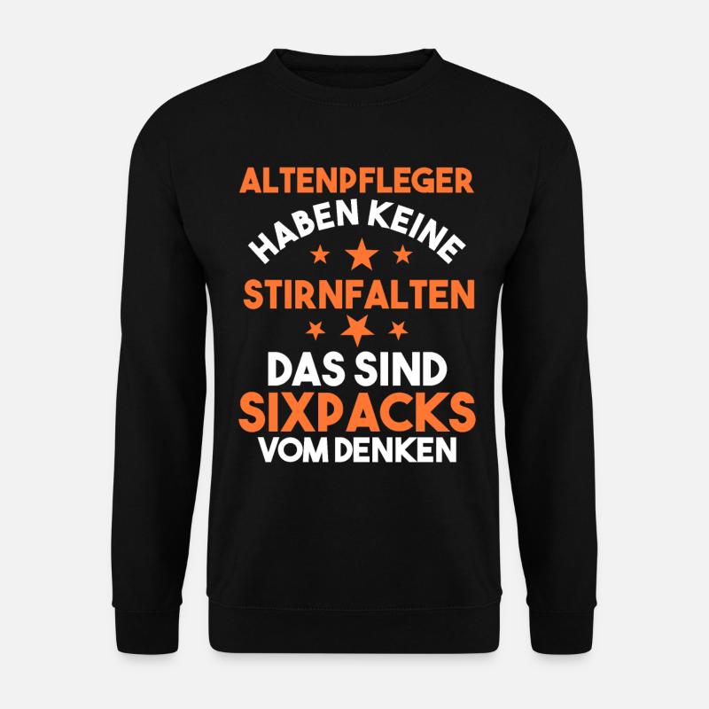 Pflege Pflegekraft Altenpfleger - Unisex Pullover - Schwarz