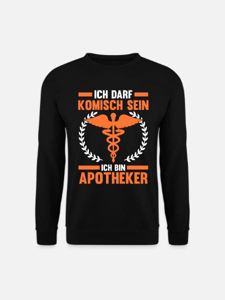 Apotheke Pharmazie Mediziner Apotheker - Unisex Pullover - Schwarz