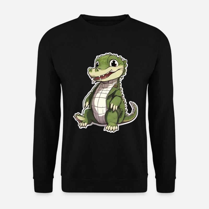 crocodile bébé crocodile - Sweat-shirt Unisexe - noir