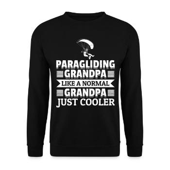 Parapente Grand-père Parapente Grand-père - Sweat-shirt Unisexe - noir - Devant - Alina (178cm) & Michal (187cm)
