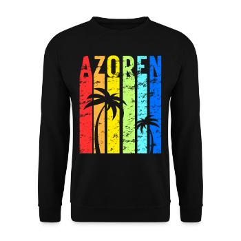 Açores Portugal Atlantic Island Idea - Sweat-shirt Unisexe - noir - Devant - Alina (178cm) & Michal (187cm)