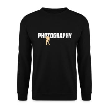 Fotografie - Unisex Pullover - Schwarz - Vorne - Alina (178cm) & Michal (187cm)