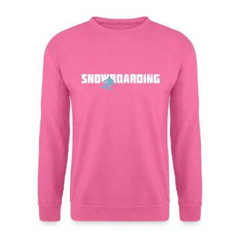 Snowboarding - Unisex Pullover - Pink - Vorne