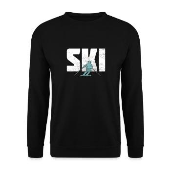 Ski - Sweat-shirt Unisexe - noir - Devant - Alina (178cm) & Michal (187cm)