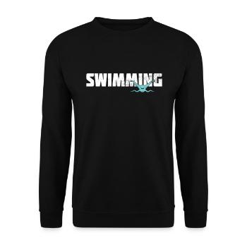 Nager - Sweat-shirt Unisexe - noir - Devant - Alina (178cm) & Michal (187cm)