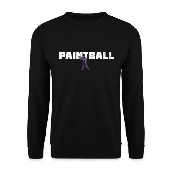 Paintball - Sweat-shirt Unisexe - noir - Devant - Alina (178cm) & Michal (187cm)