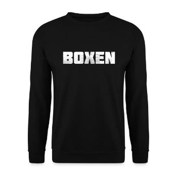 Boxe - Sweat-shirt Unisexe - noir - Devant - Alina (178cm) & Michal (187cm)