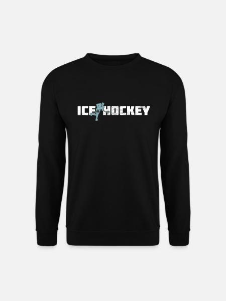 Eishockey - Unisex Pullover - Schwarz