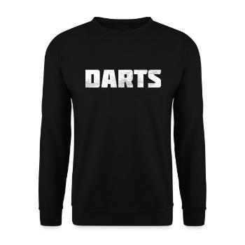 Darts - Unisex Pullover - Schwarz - Vorne - Alina (178cm) & Michal (187cm)