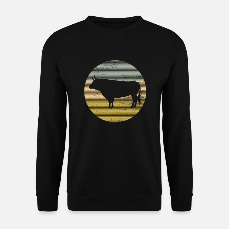 Stier - Unisex Pullover - Schwarz