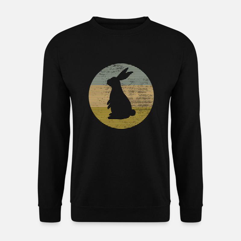 Hase - Unisex Pullover - Schwarz