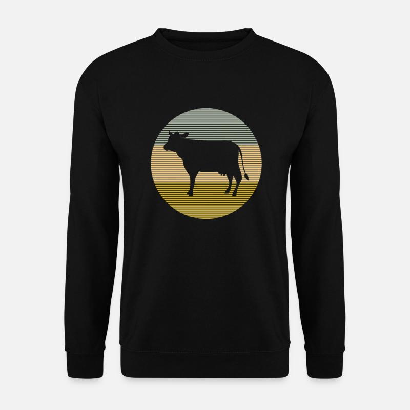 Kuh - Unisex Pullover - Schwarz