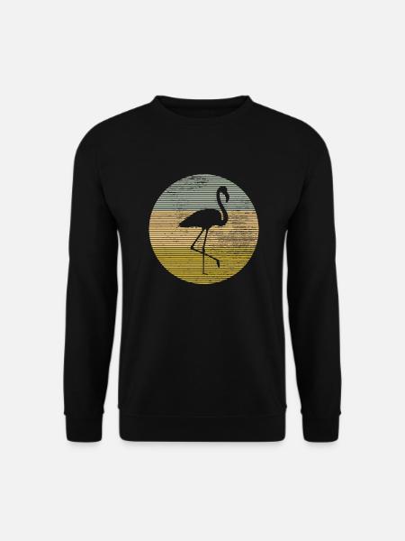 Flamingo - Unisex Pullover - Schwarz