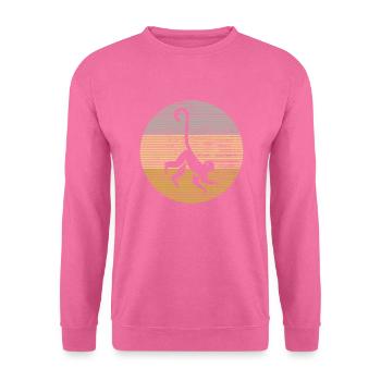 Affe - Unisex Pullover - Pink - Vorne