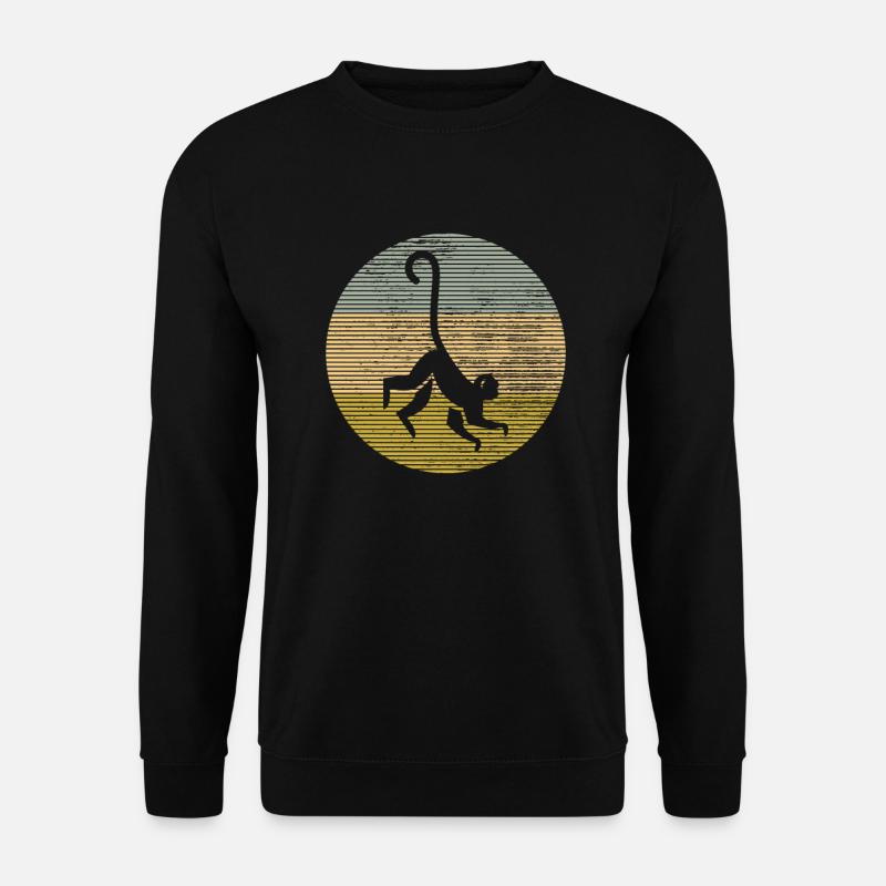 Affe - Unisex Pullover - Schwarz