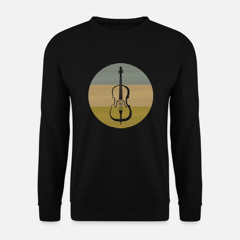 Geige - Unisex Pullover - Schwarz