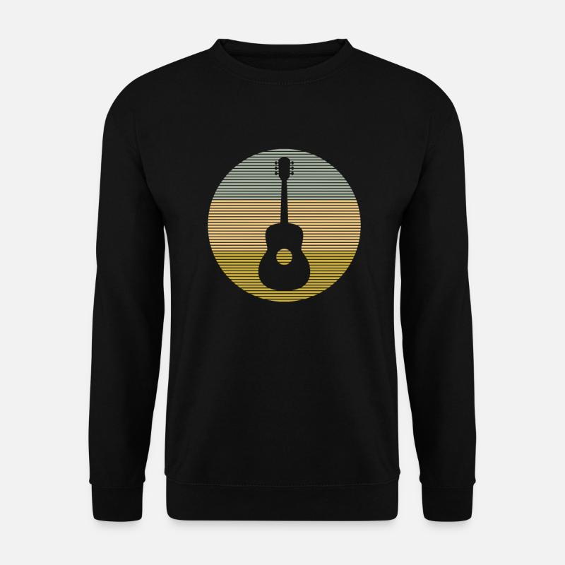 Gitarre - Unisex Pullover - Schwarz