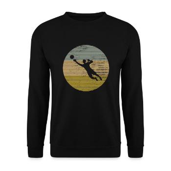 Gardien - Sweat-shirt Unisexe - noir - Devant - Alina (178cm) & Michal (187cm)