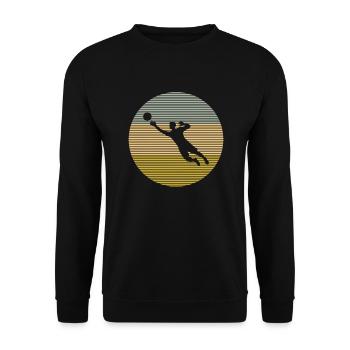 Gardien - Sweat-shirt Unisexe - noir - Devant - Alina (178cm) & Michal (187cm)