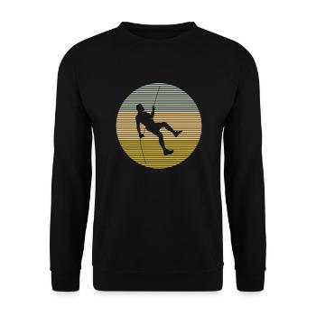 grimper - Sweat-shirt Unisexe - noir - Devant - Alina (178cm) & Michal (187cm)