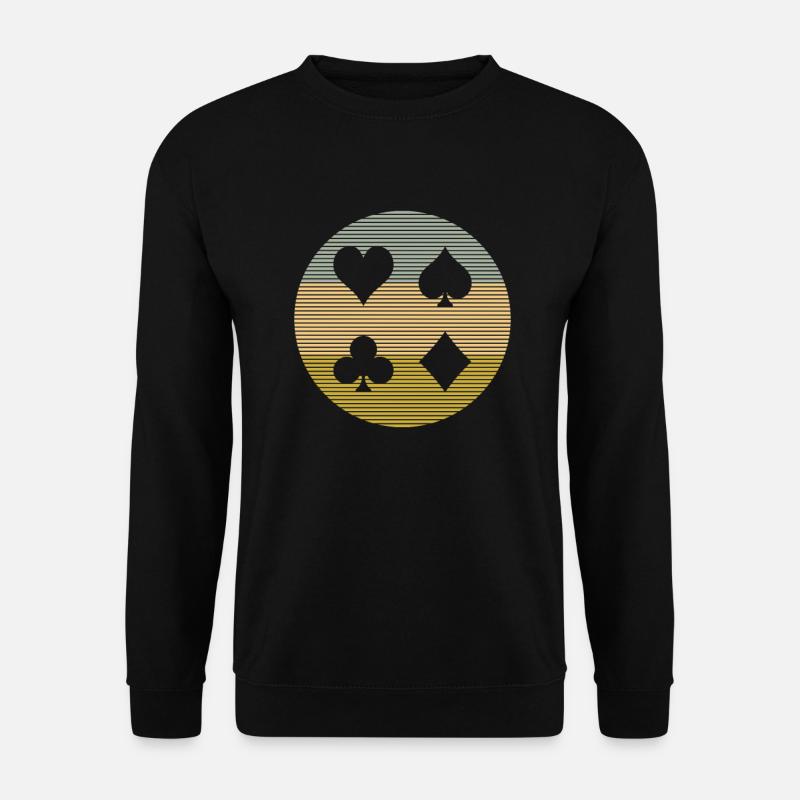 Poker - Unisex Sweatshirt - black