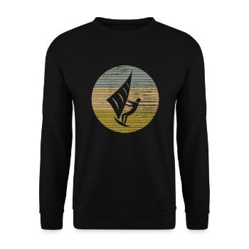 Kite - Unisex Sweatshirt - black - Front - Alina (178cm) & Michal (187cm)