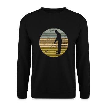 gulf - Unisex Sweatshirt - black - Front - Alina (178cm) & Michal (187cm)