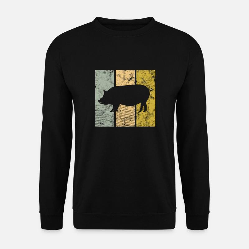 Schwein - Unisex Pullover - Schwarz