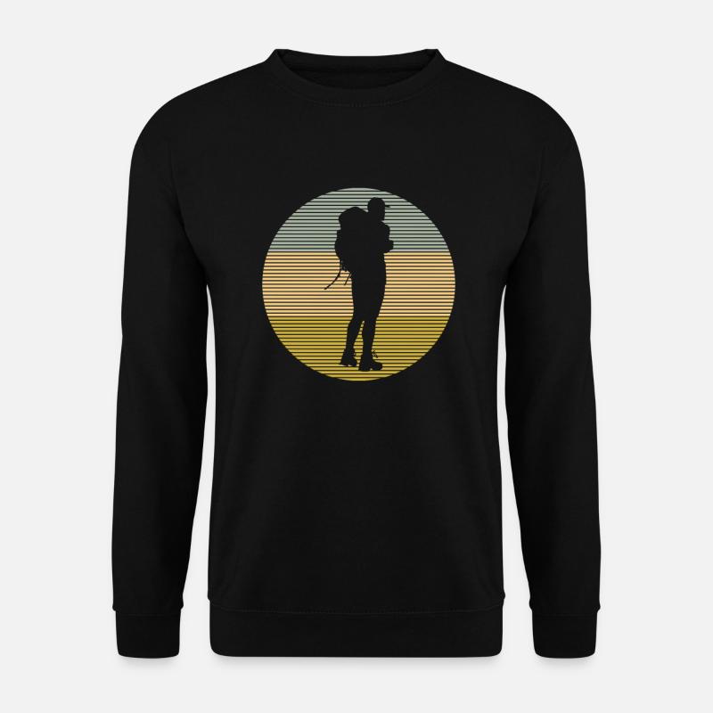 Bergsteigen - Unisex Pullover - Schwarz