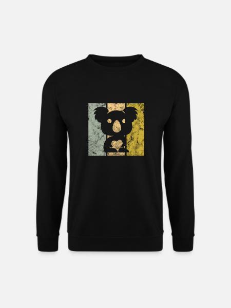 Koala - Unisex Pullover - Schwarz