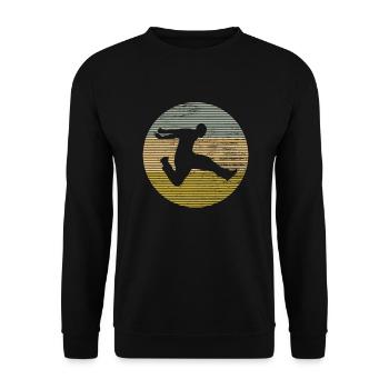 Parkour - Unisex Pullover - Schwarz - Vorne - Alina (178cm) & Michal (187cm)