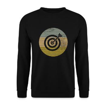Darts - Unisex Sweatshirt - black - Front - Alina (178cm) & Michal (187cm)