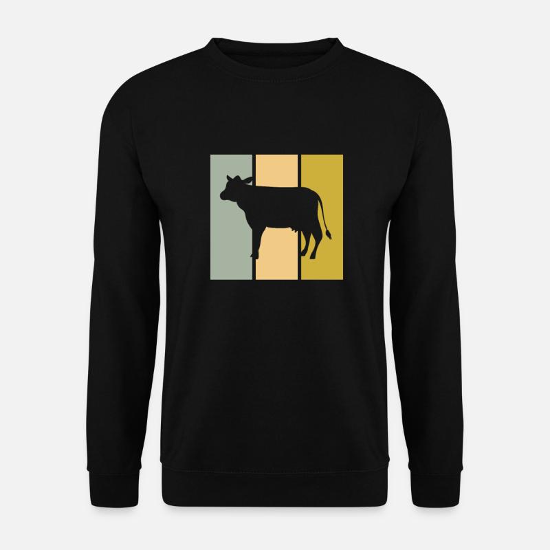 Kuh - Unisex Pullover - Schwarz