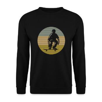 Skating - Unisex Pullover - Schwarz - Vorne - Alina (178cm) & Michal (187cm)