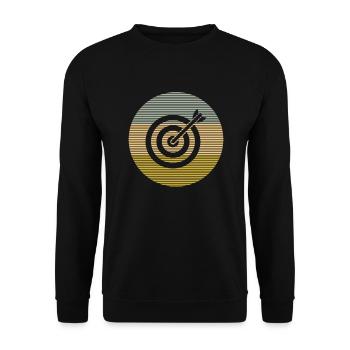 Darts - Unisex Sweatshirt - black - Front - Alina (178cm) & Michal (187cm)