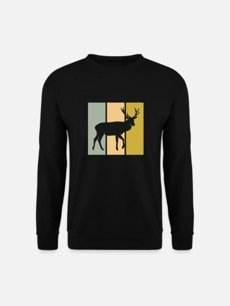 Cerf - Sweat-shirt Unisexe - noir