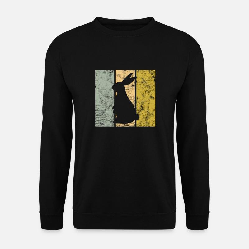 Hase - Unisex Pullover - Schwarz