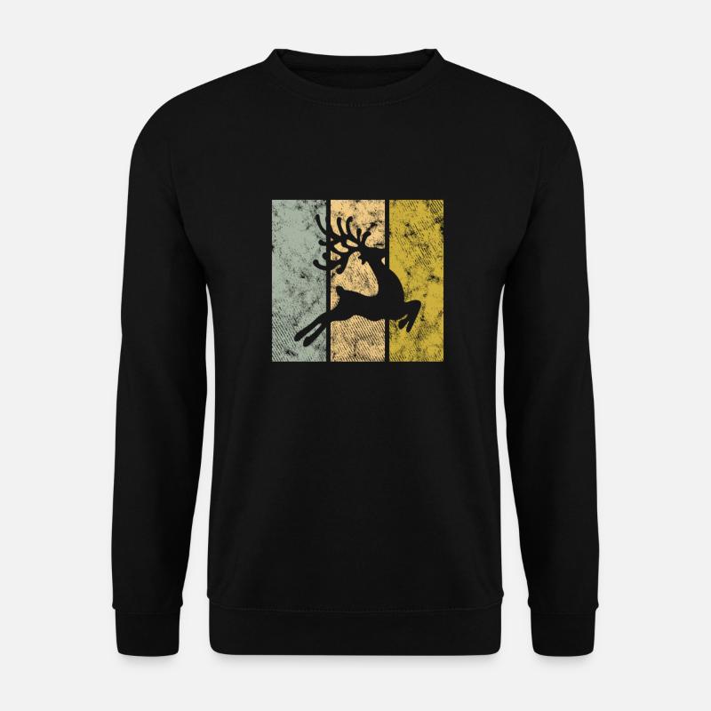 Elch - Unisex Pullover - Schwarz