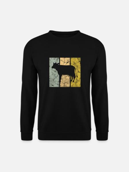 Kuh - Unisex Pullover - Schwarz