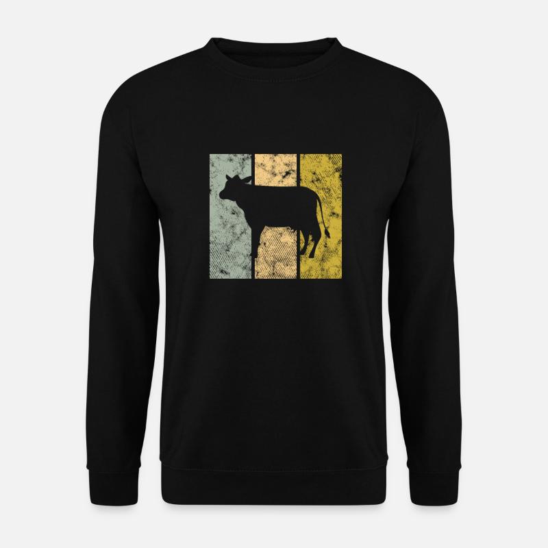 Kuh - Unisex Pullover - Schwarz
