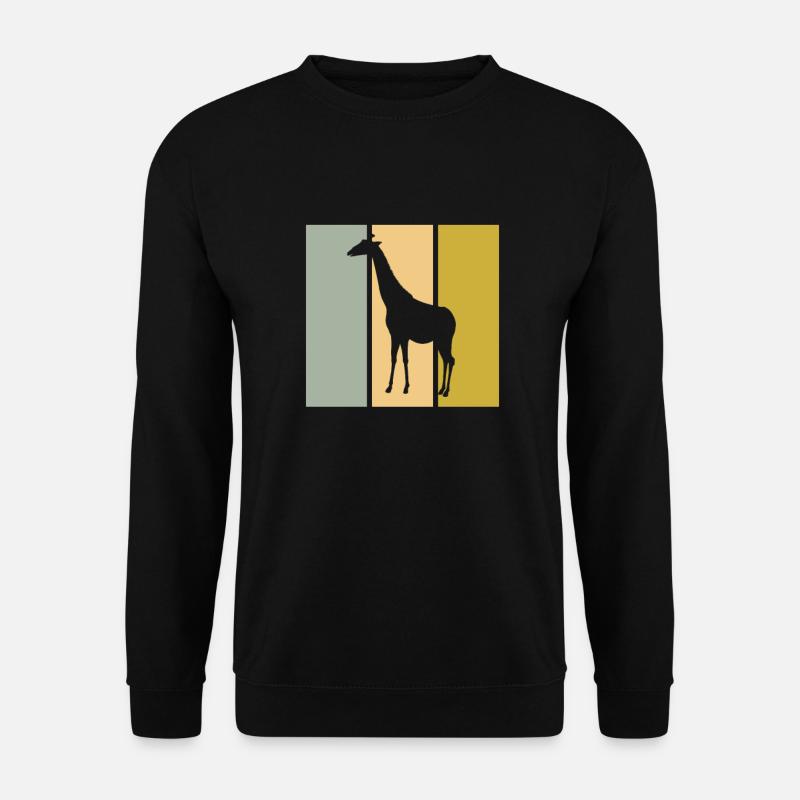 Giraffe - Unisex Pullover - Schwarz